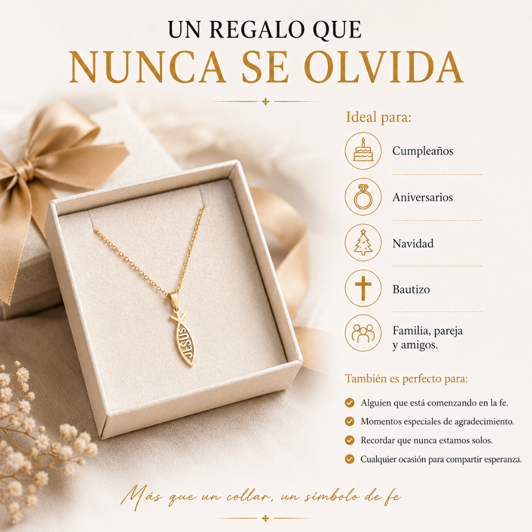 Collar Jesús - Símbolo de Fe