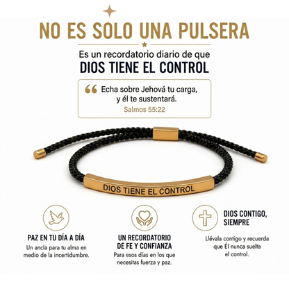 Pulsera de Fe "Dios tiene el control"