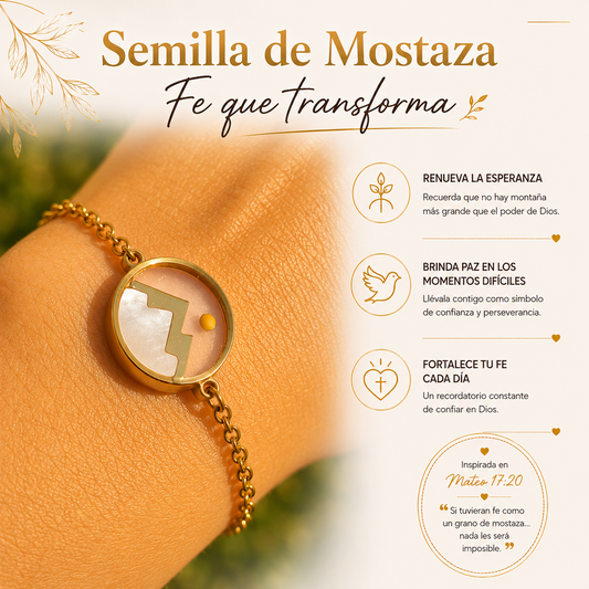 Pulsera "Semilla de Mostaza"