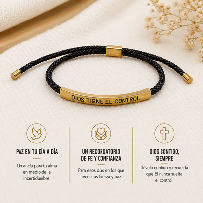 Pulsera "Dios tiene el control"