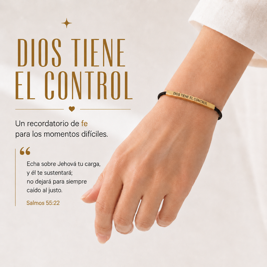 Pulsera "Dios tiene el control"